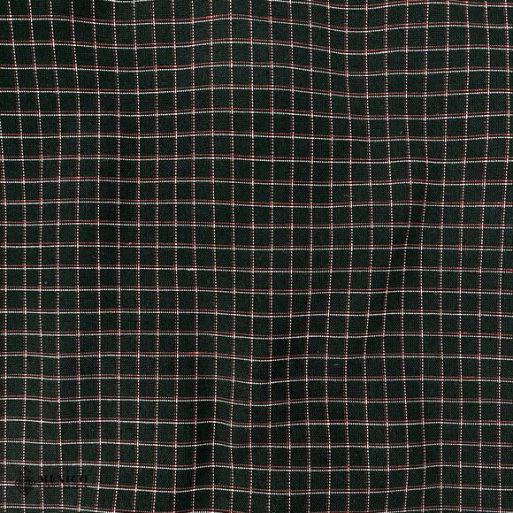 Brown Mexican Embroidered Apron – Essential Cotton Kitchen Apron Floral Design - Picture 8 of 9